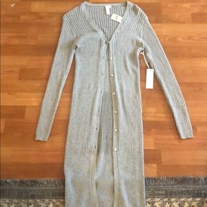 Anthropologie Gray Cardigan